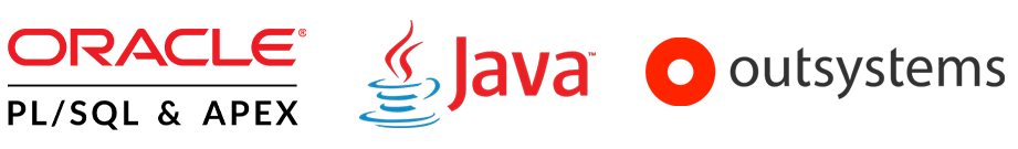Oracle PL/SQL APEX Java OutSystems